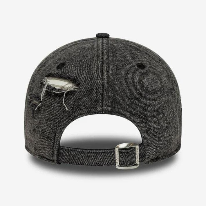 Cap New Era 940 Acid Wash Denim Black