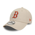 Cap New Era 940 Boston Red Sox MLB Patch light brown