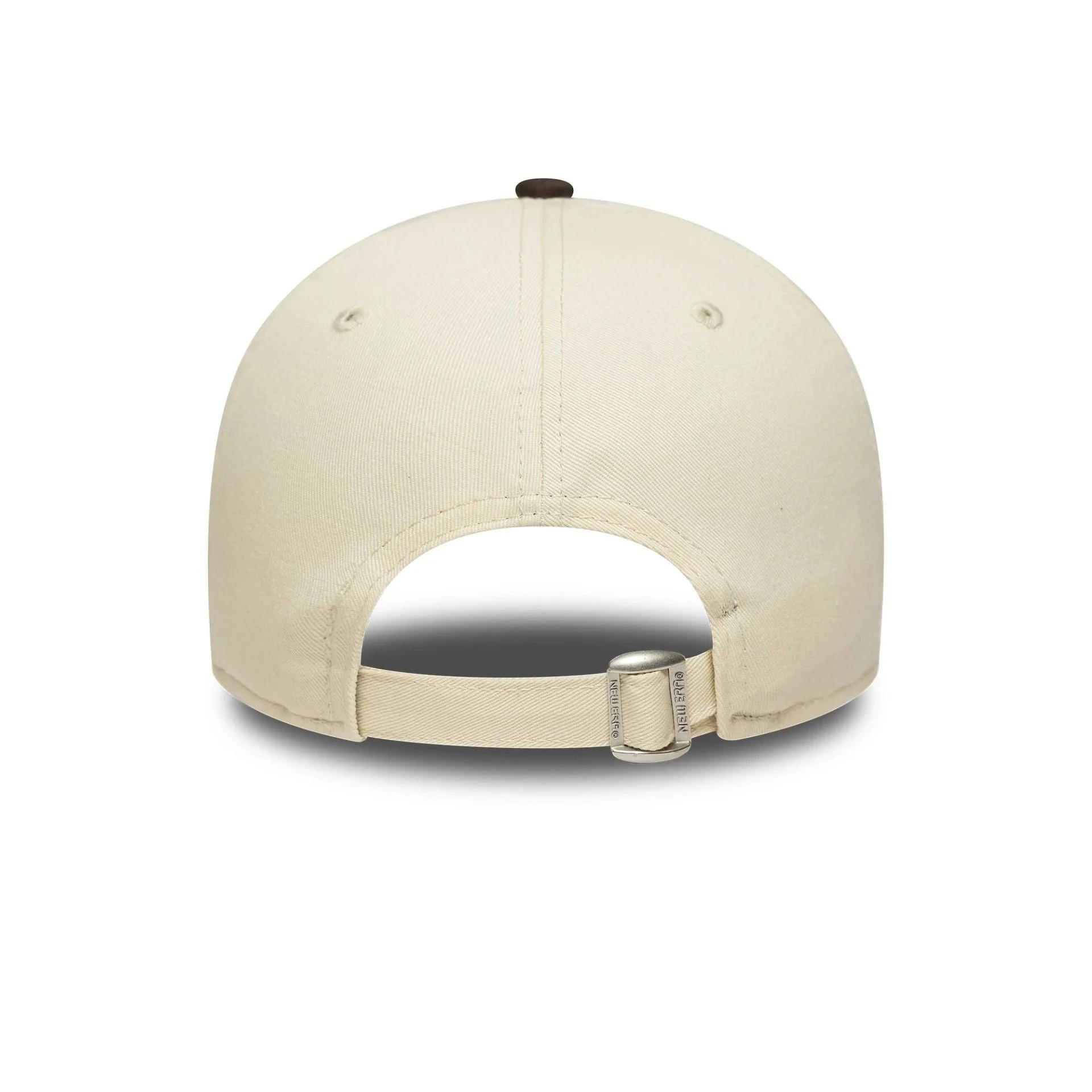 Cap New Era 940 LA Dodgers MLB Sidepatch crema