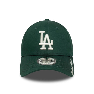 Cap New Era 940 LA Dodgers MLB Visor Script dark green