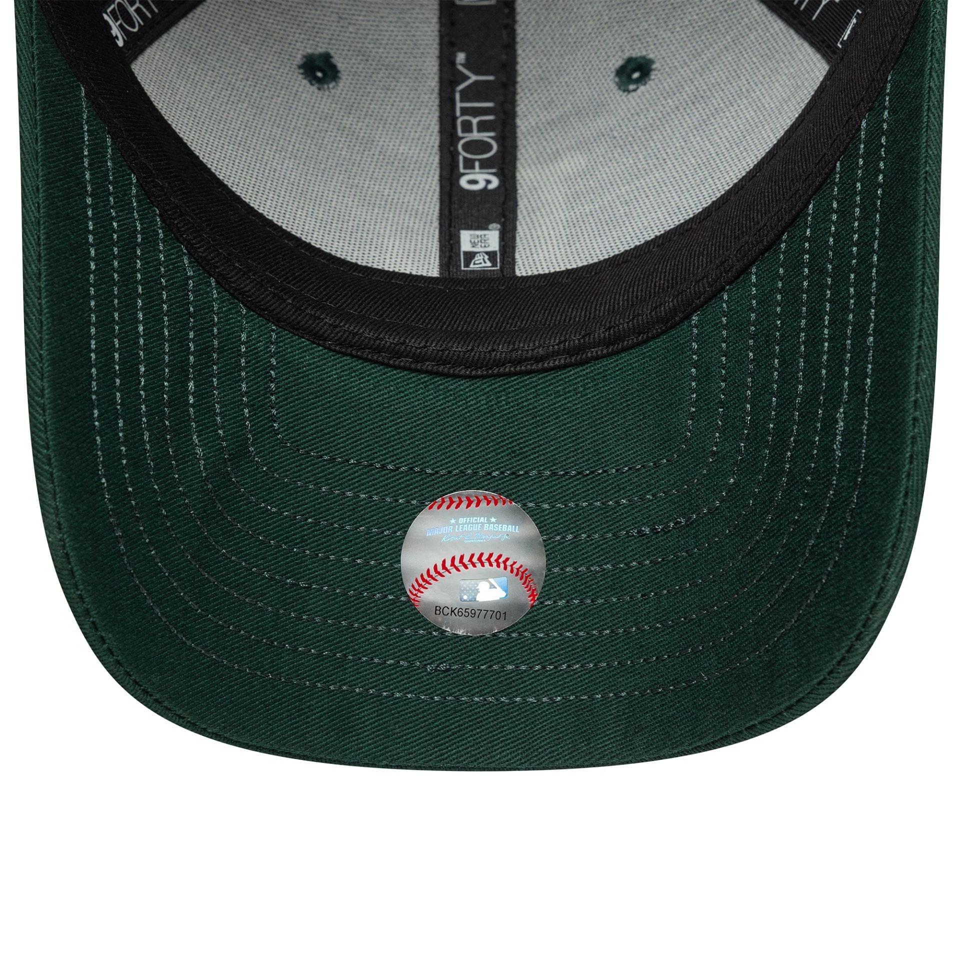 Cap New Era 940 LA Dodgers MLB Visor Script dark green