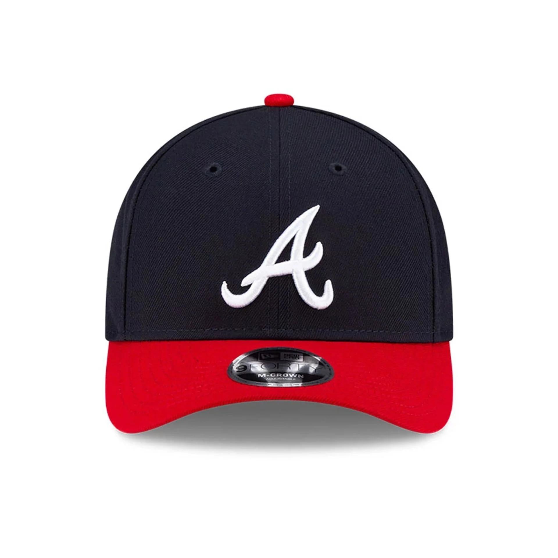 Cap New Era 940 M-Crown Atlanta Braves MLB Player Replica navy red
