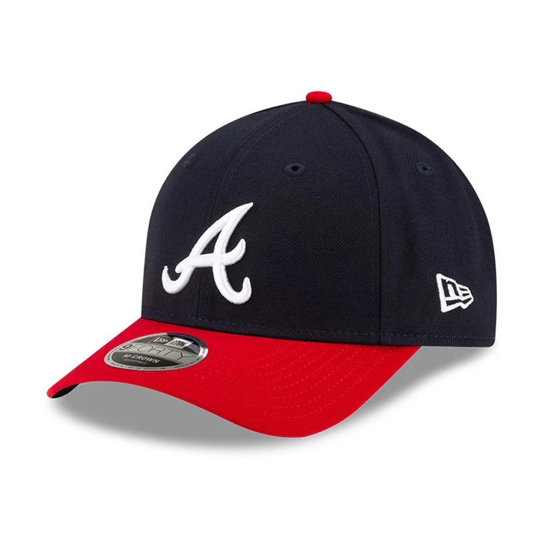 Cap New Era 940 M-Crown Atlanta Braves MLB Player Replica navy red
