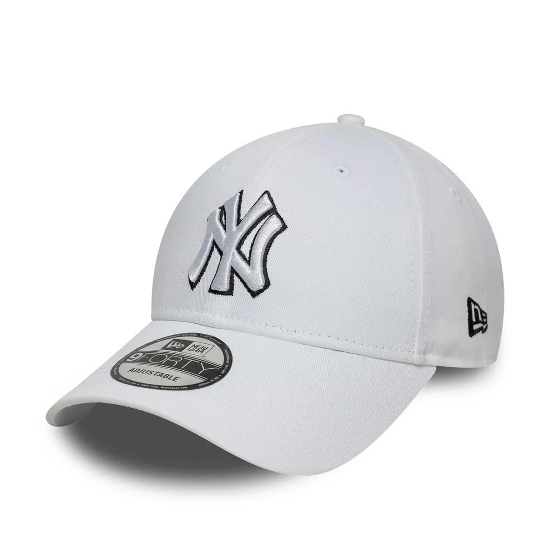 Cap New Era 940 New York Yankees MLB Outline white
