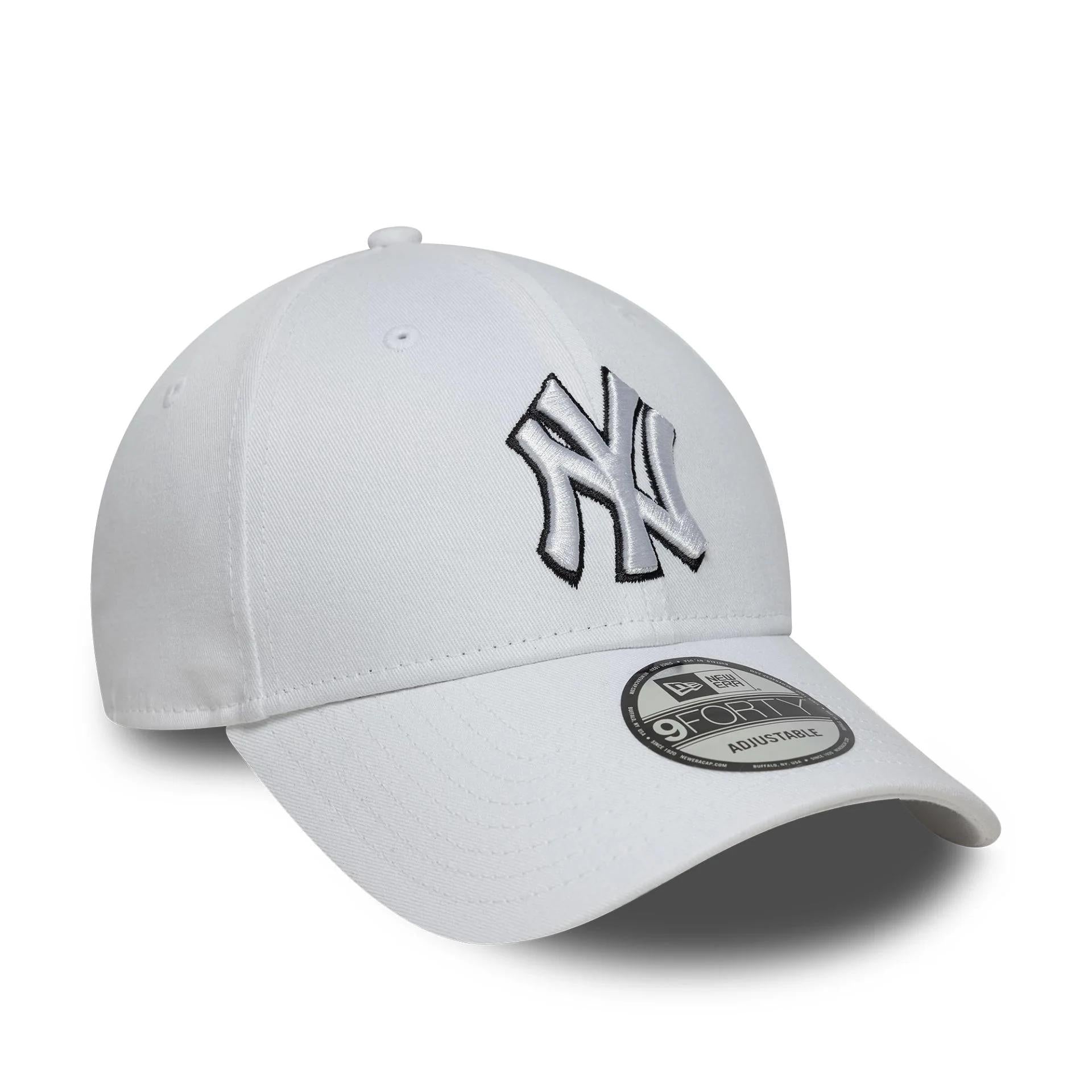 Cap New Era 940 New York Yankees MLB Outline white