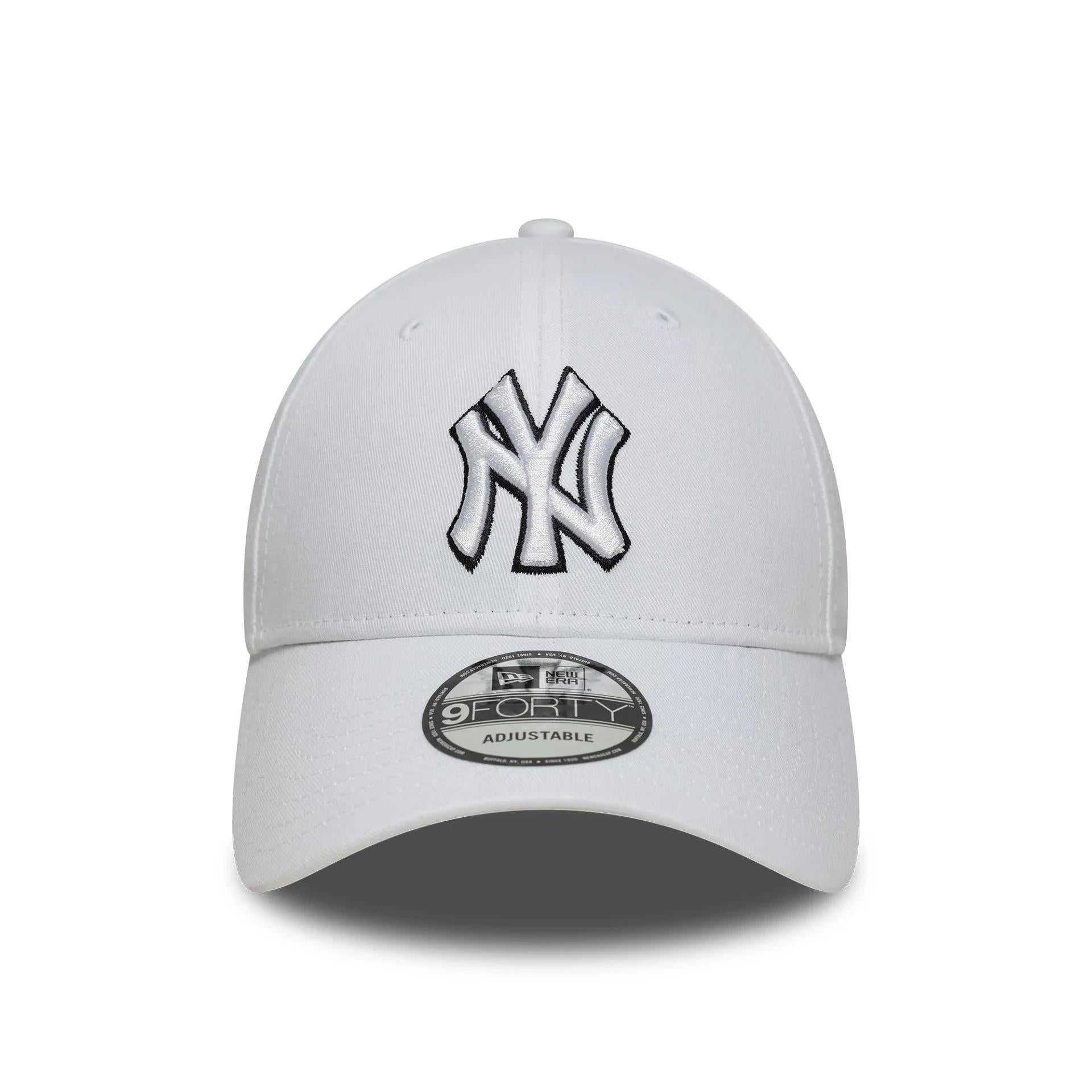 Cap New Era 940 New York Yankees MLB Outline white