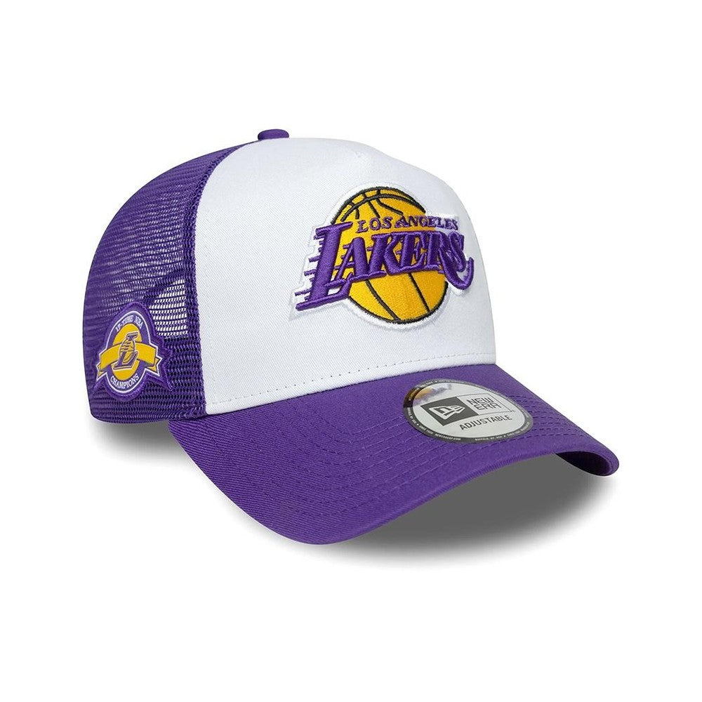 Cap New Era 9Forty Side Patch Loslak NBA Trucker white