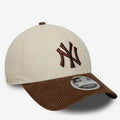 Cap New Era MLB 940 Cord MC NY YANKEES Beige