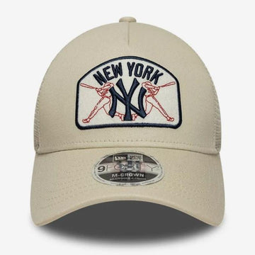 Cap New Era MLB 940 MC AF NYY Beige