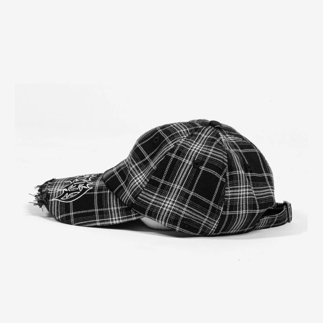 Cap Wasted Paris Tartan balck white