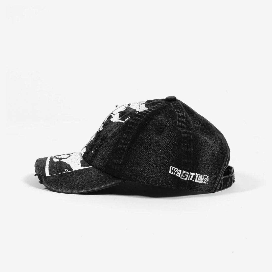 Cap Wasted Paris Taunt Ripped black