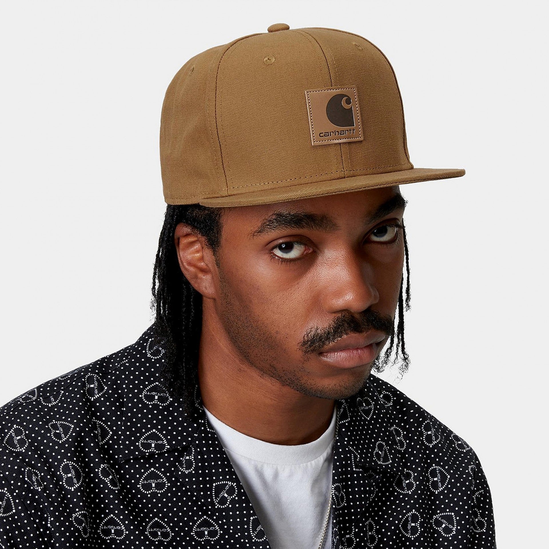 Cappello Carhartt Logo hamilton brown