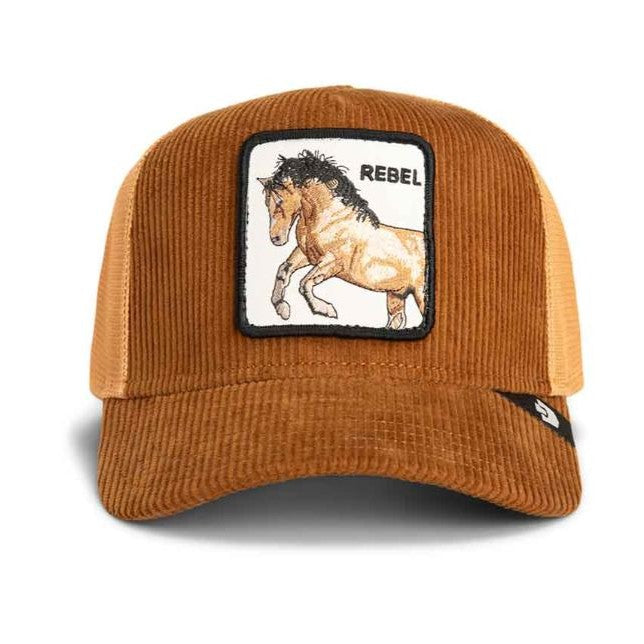 Cappello Goorin Bros Dapper Rebel Cord Brown