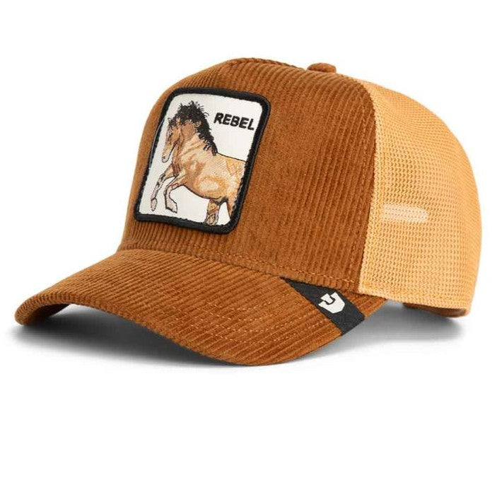 Cappello Goorin Bros Dapper Rebel Cord Brown