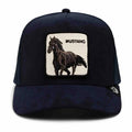Cappello Goorin Bros The Suede Mustang Navy