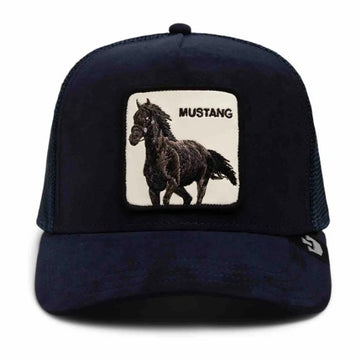 Cappello Goorin Bros The Suede Mustang Navy