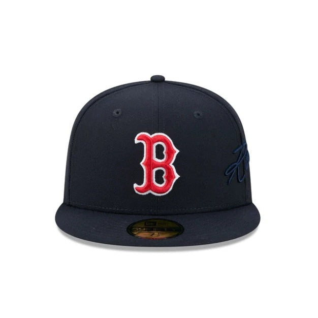 Cappello New Era 5950 Side Script BOSRED