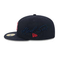 Cappello New Era 5950 Side Script BOSRED