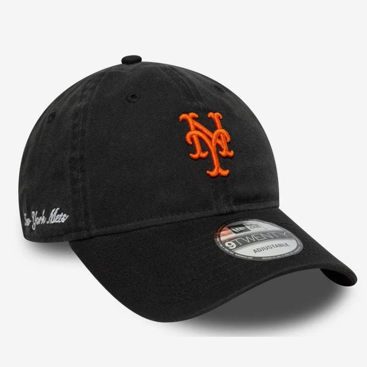 Cappello New Era 920 Washed Script NEY MET Black
