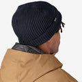 Cappello Patagonia Fisherman's Rolled Beanie navy blue