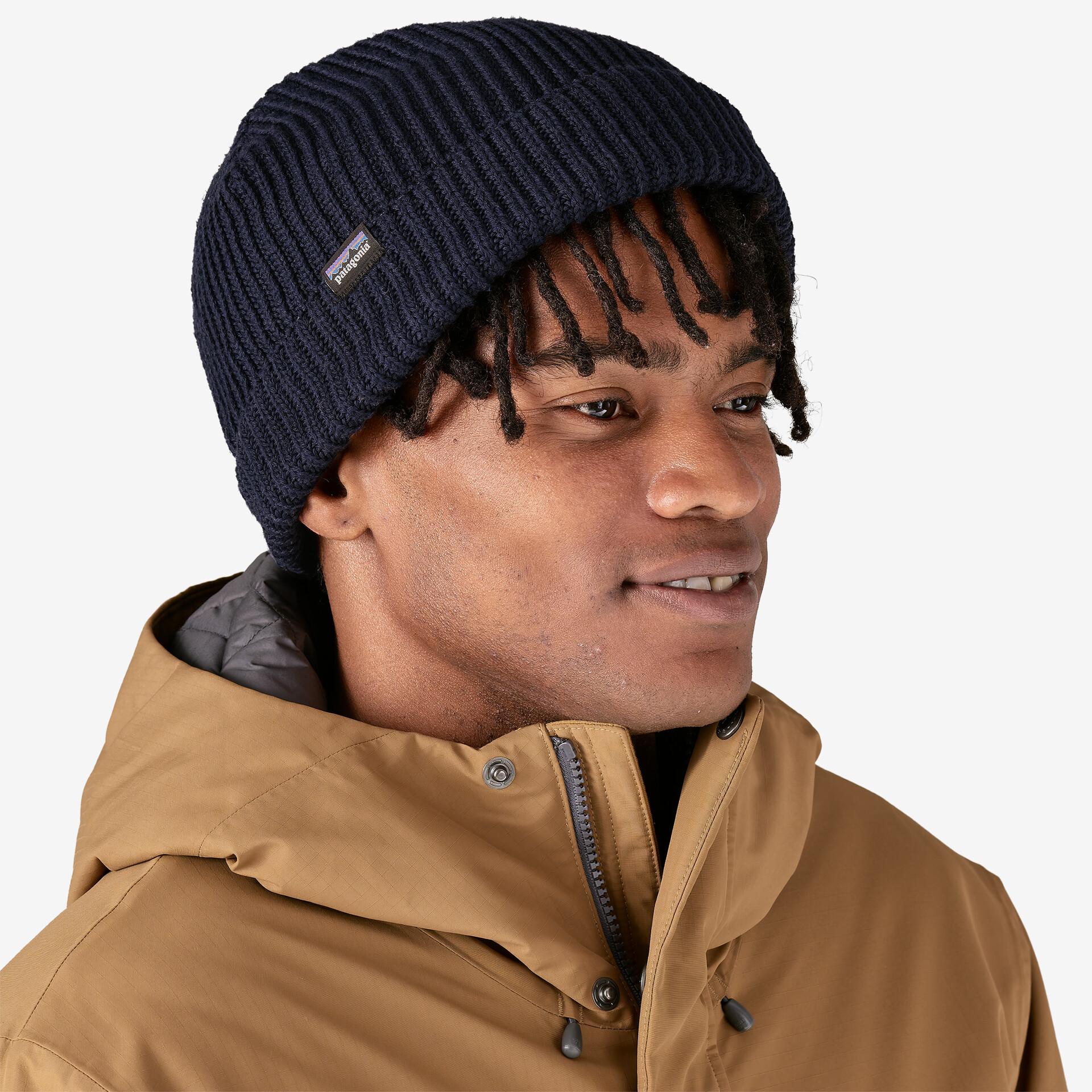 Cappello Patagonia Fisherman's Rolled Beanie navy blue