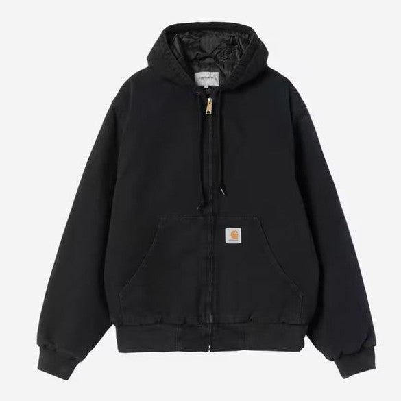 Carhartt Giacca OG Active Jkt Blk Stone Wash
