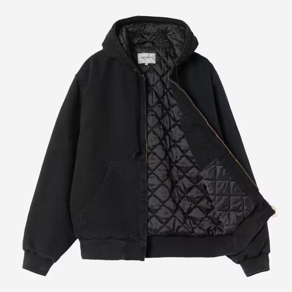 Carhartt Giacca OG Active Jkt Blk Stone Wash