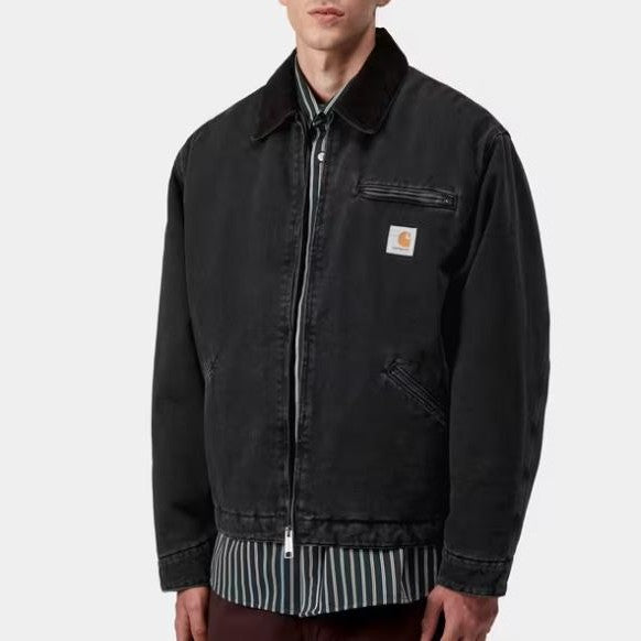 Carhartt Giacca OG Detroit Jkt Blk Blk Stone Wash