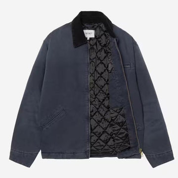 Carhartt Giacca OG Detroit Jkt Dk Navy Blk stone Wash