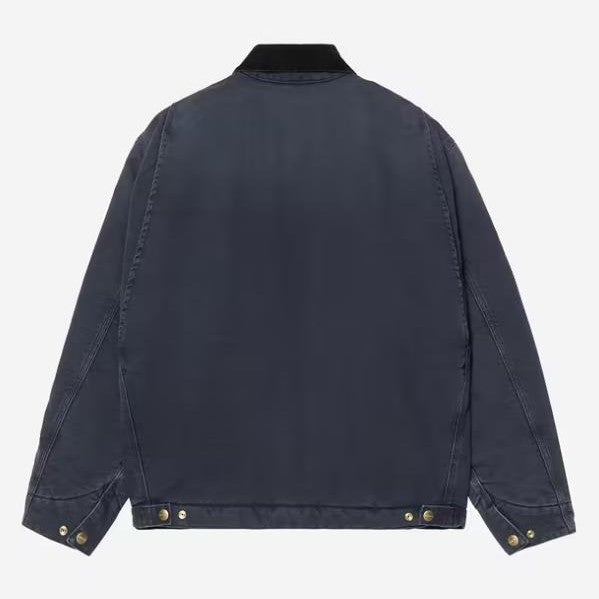 Carhartt Giacca OG Detroit Jkt Dk Navy Blk stone Wash