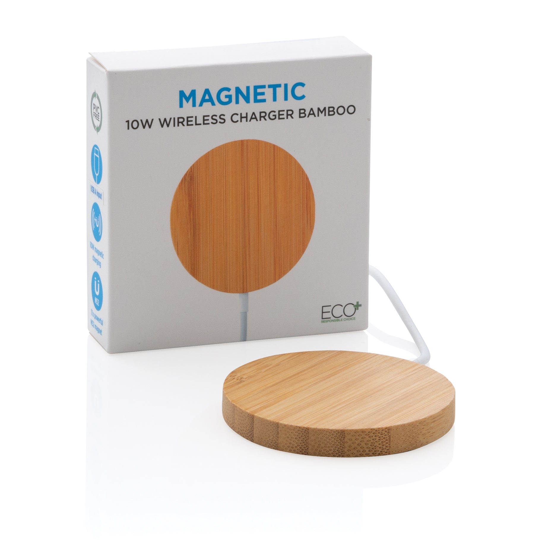 Caricatore Wireless XD Connects Magnetico 10W Bambù Brown