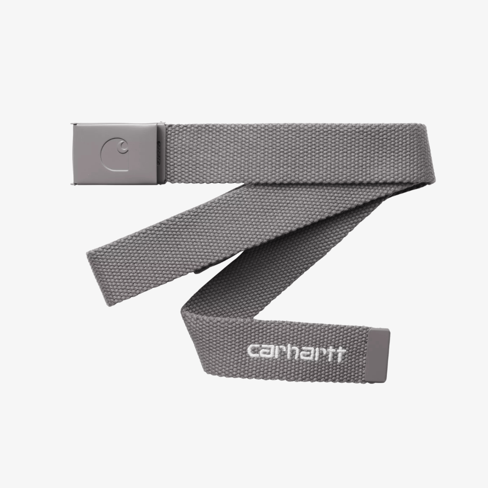 Cintura Carhartt Logo Tonal grigio