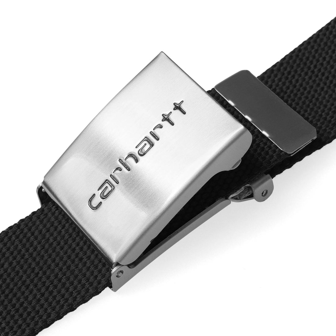 Cintura Carhartt clip belt chrome black