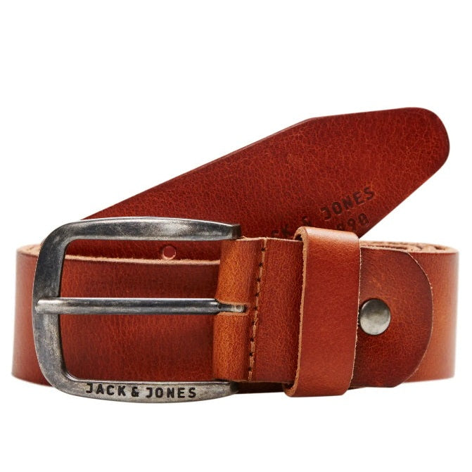 Cintura Jack & Jones Paul Leather Brown