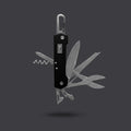 Coltellino Dolly Noire Tactical Tool