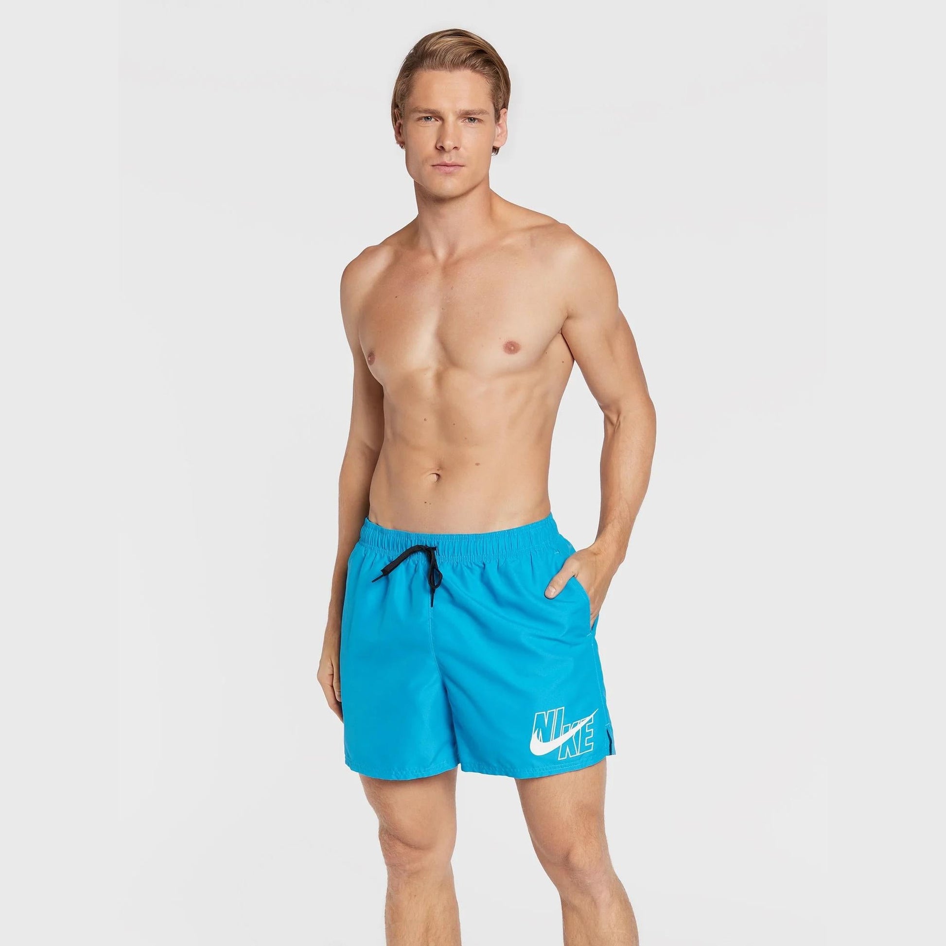 Costume Nike Logo 5'' Volley Short laser blue