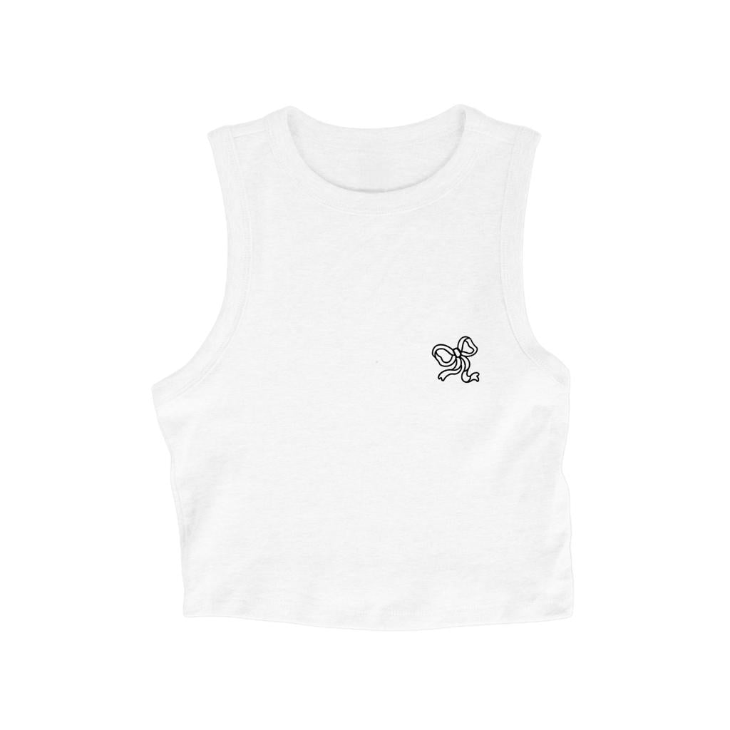 Crop Top Ghettoblaster Fiocco white
