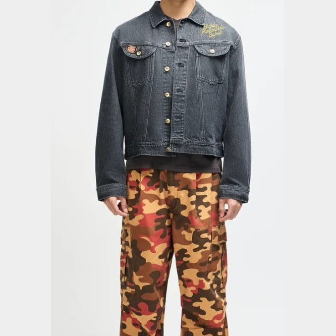 Deus Ex Machina Giacca Unchained Trucker Jkt Black