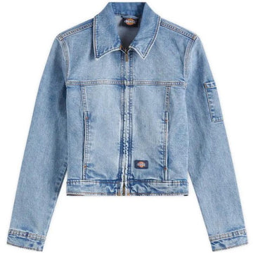 Dickies Giacca Denim Slim Jkt Rinsed Faded Blue