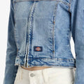 Dickies Giacca Denim Slim Jkt Rinsed Faded Blue