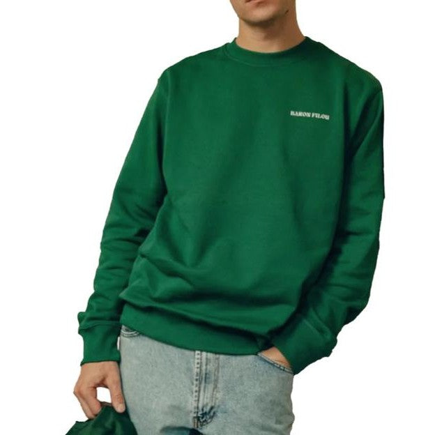 Felpa Baron Filou cli organic crew green