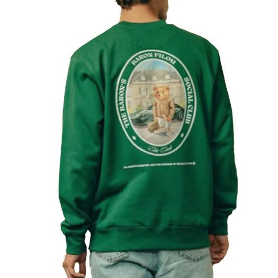 Felpa Baron Filou cli organic crew green