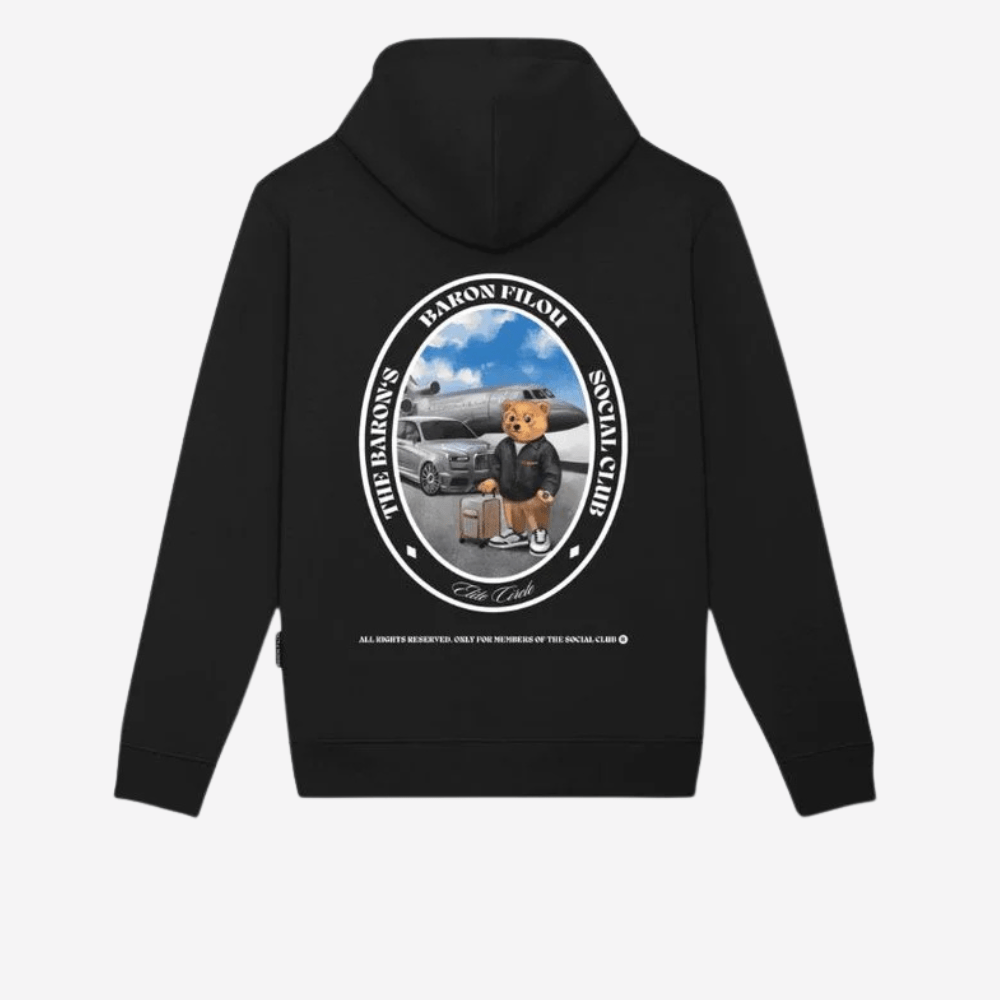 Felpa Baron Filou cli organic hoodie black