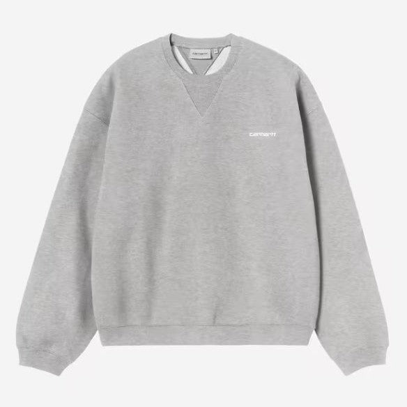 Felpa Carhartt American Script Bordeaux
