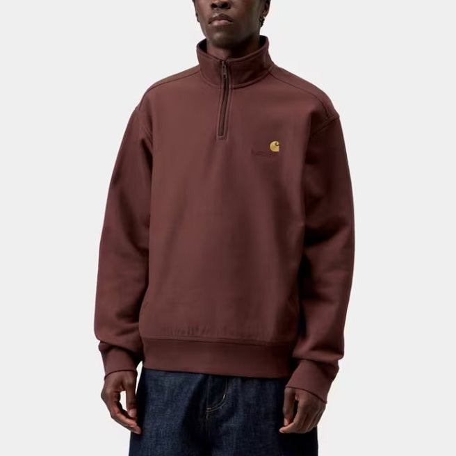Felpa Carhartt American Script Bordeaux