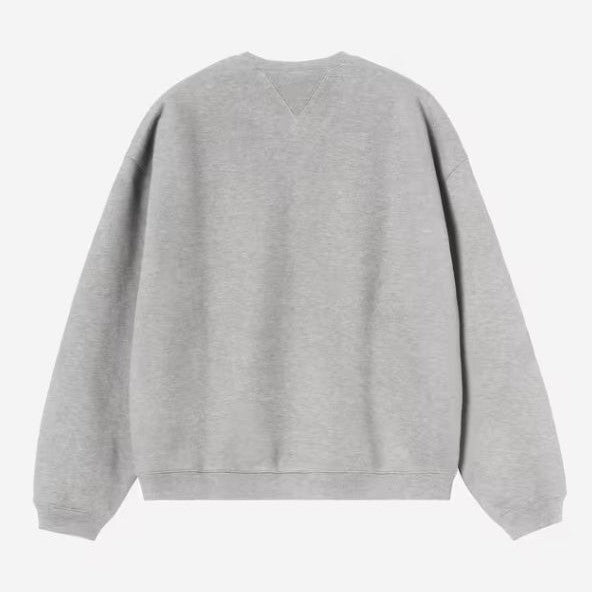 Felpa Carhartt American Script Bordeaux