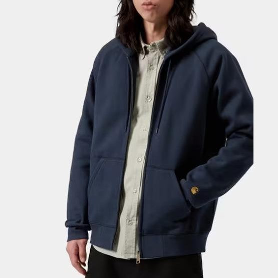 Felpa Carhartt Chase Jkt Navy
