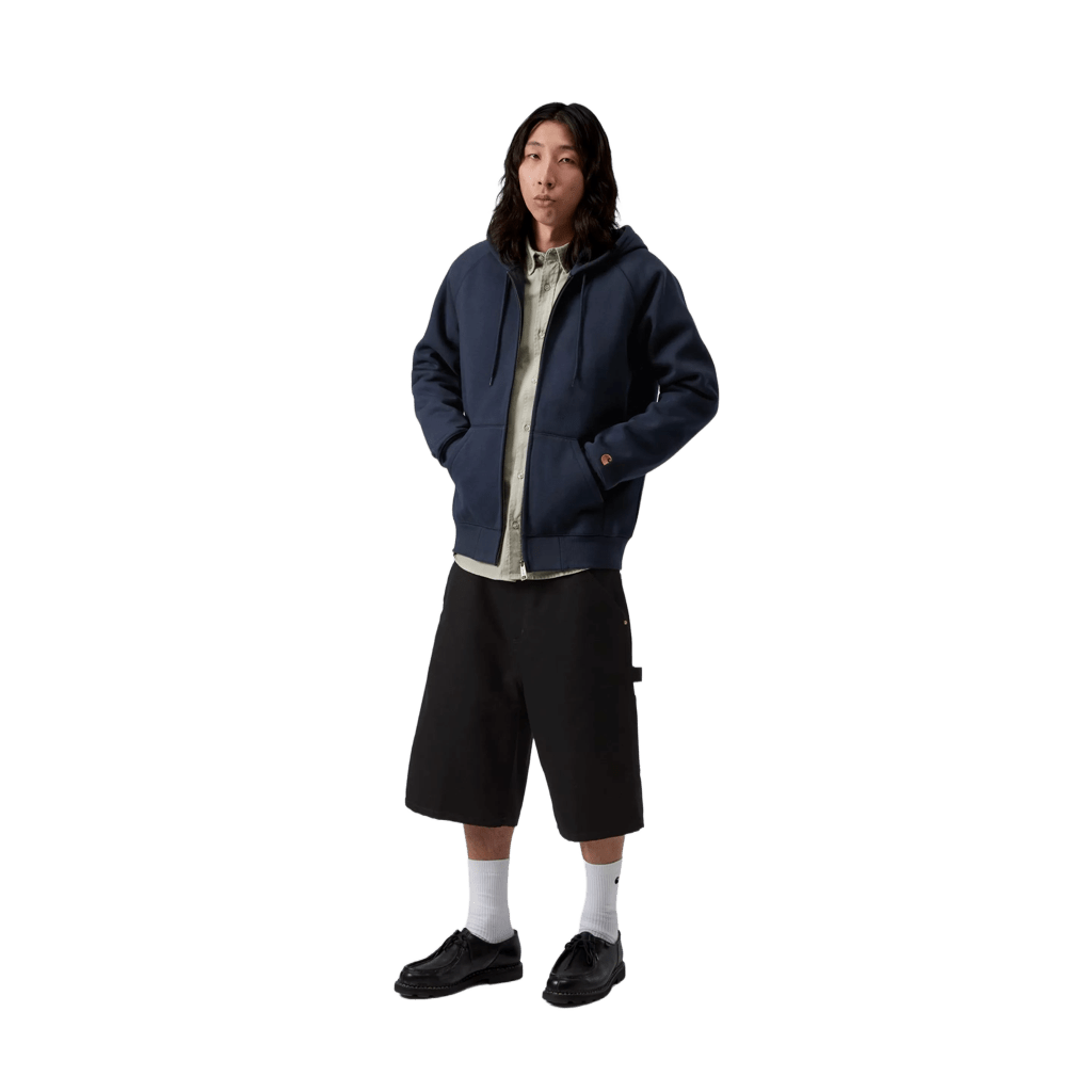 Felpa Carhartt Chase Jkt Navy