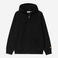 Felpa Carhartt Chase jkt Blk Gold