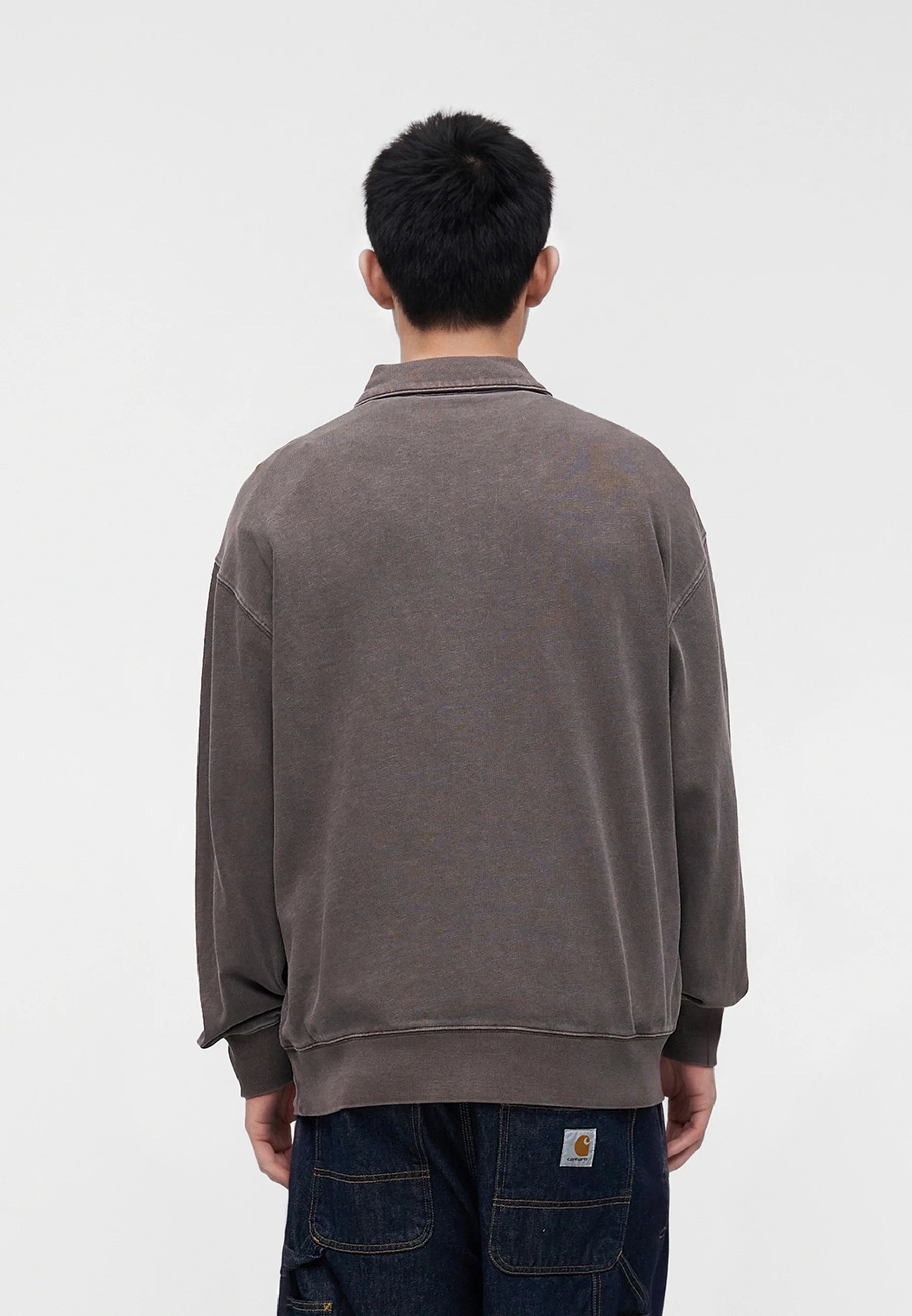 Felpa Carhartt Harper Polo Tobacco